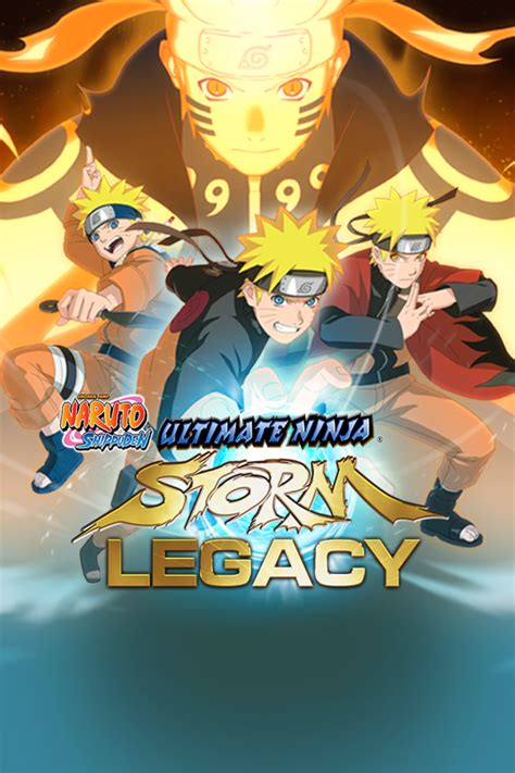 Naruto Shippuden Ultimate Ninja Storm Legacy 2017 Box Cover Art
