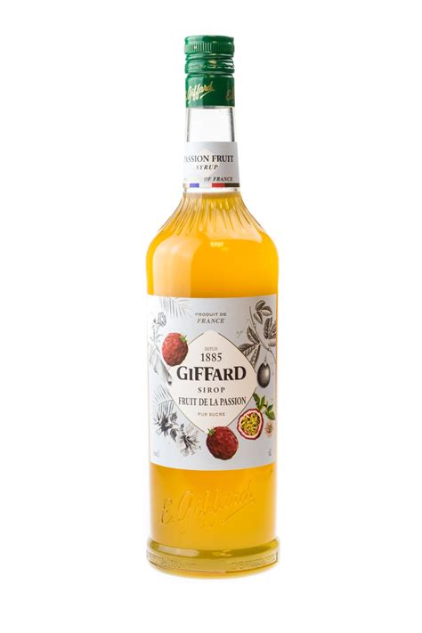 Giffard Maracuja Sirup Fruit De La Passion Liter Conalco Spirituosen