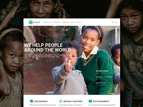 Nonprofit Wordpress Theme Charity Site Creator By Visualmodo