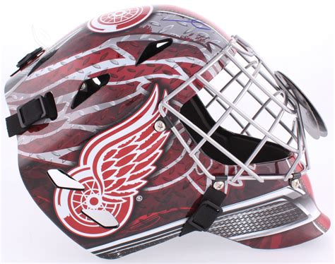 High quality dominik hasek gifts and merchandise. Dominik Hasek Signed Red Wings Full-Size Goalie Mask ...