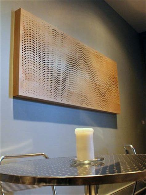 Perforated Wood Art Panels | Reduce Noise Levels | Soundproof Cow