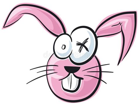 Crazy Rabbit Stock Vector Illustration Of Smile Humor 16330083
