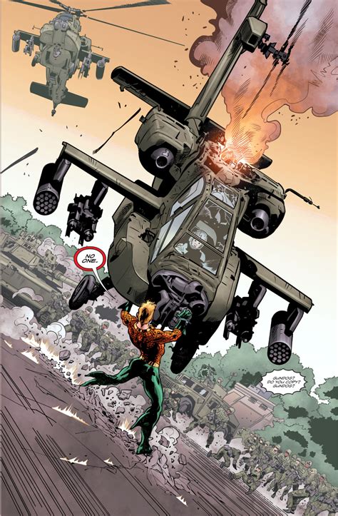The United States Military Attacks Aquaman And Mera