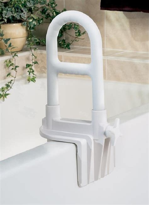 Having a stable place to hold is one of the most important aspects of accident prevention. Medline Guardian Signature White Adjustable BathTub Grab ...