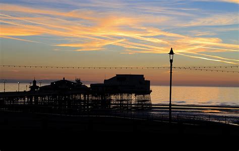 Blackpool North Pier Sunset Photograph By David Chennell Fine Art America
