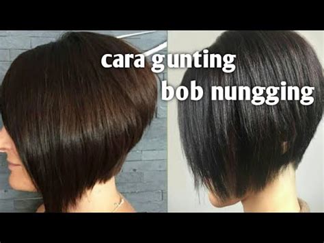 Model rambut jenis undercut ini sudah sangat populer di indonesia dari kalangan pria dewasa hingga remaja. potong rambut model nungging,,,polwan ,,#bob hair cut with ...