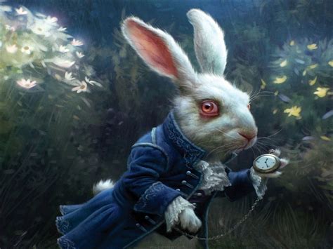 Follow the rabbit (alice in crazyland) by pinkabsinthe on deviantart. White Rabbit Alice In Wonderland Quotes. QuotesGram