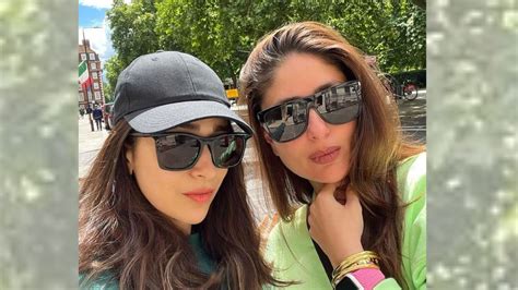 Kareena Karisma Kapoor Reunites For London Vacation Fans Call Them Beautiful Sisters
