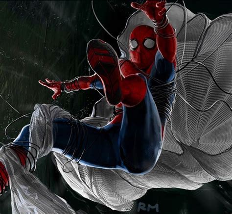 ‘spider Man Homecoming Concept Art Released Depicts Spidey In The
