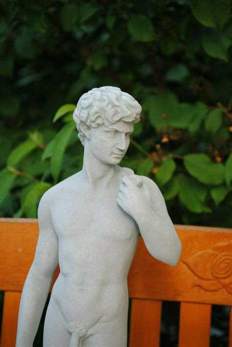 David Sculpture Ciment Michelangelo David Statue De Lhomme Etsy France