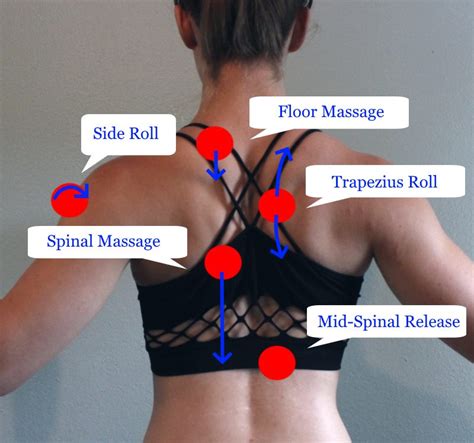 massage ball guide for back and shoulders polepedia