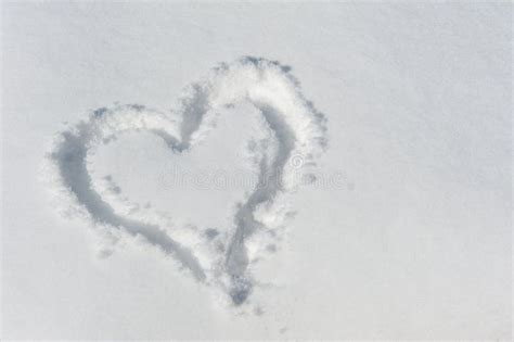 Snowheart Stock Image Image Of Winter White Love Sign 29797521