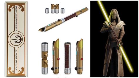 Star Wars Galaxys Edge Jedi Temple Guard Lightsaber Hilt Set Limited Edition YouTube