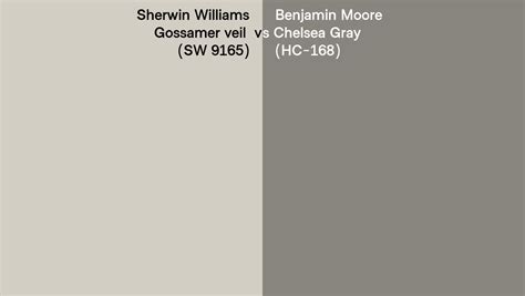 Sherwin Williams Gossamer Veil Sw 9165 Vs Benjamin Moore Chelsea Gray