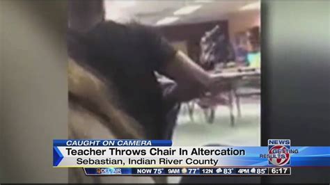 Video Shows Teacher Shove Student Throw Chair Youtube