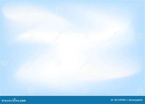 Light Sky Blue Pastel Gradient Abstract Background Stock Vector