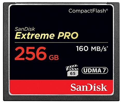 Sandisk Extreme Pro 256gb Compactflash Memory Card Udma 7