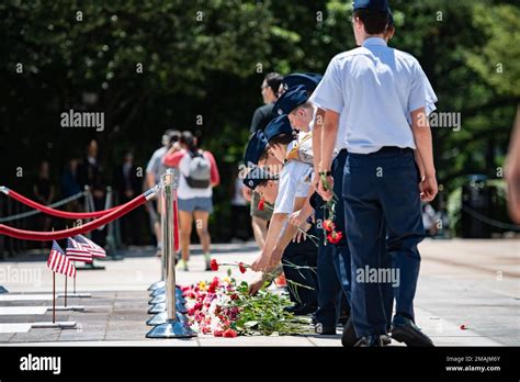 Visitors participate in the first Flowers of Remembrance Day at the