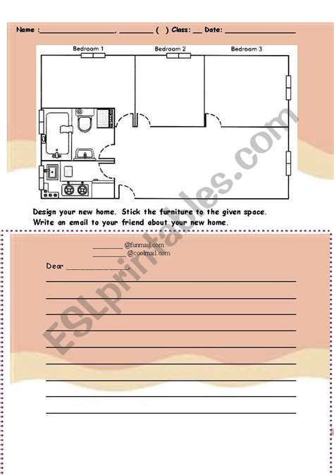 Design Your Dream House Worksheet The Teacher Will Also Review