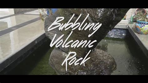 Bellas Aquatic Gardens Bubbling Volcanic Rock Youtube