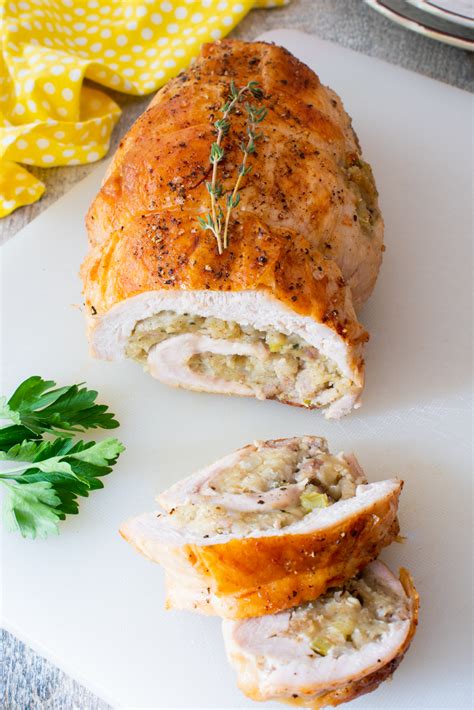 Turkey Roulade With Sausage Stuffing For The Love Of Cooking