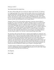 Cover letters aren't all created equal. WP Cover Letter - Dear Warby Parker Recruiting Team My ...