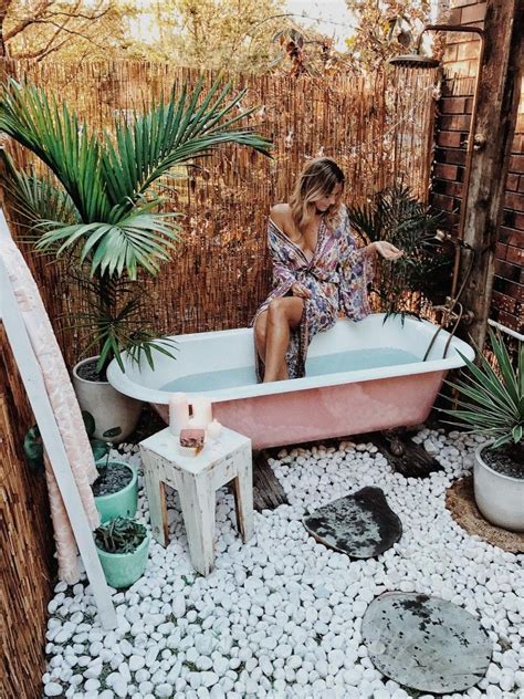 15 fabulous outdoor shower ideas letting you cherish a comforting open air bath outdoor baths