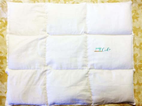 DIY Weighted Lap Pad Sewing Tutorial - ChristaCoDesign