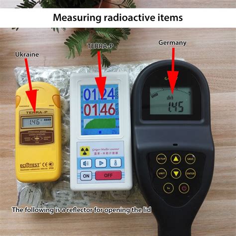 Their geiger tubes indicate low counts of radiation exposure. LCD Radioactive Detector Geiger Counter Nuclear Radiation ...