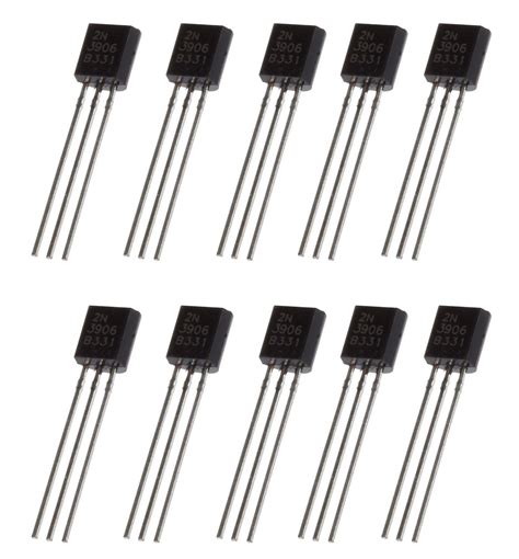 10 x 2N3906 PNP Transistor TO-92 | All Top Notch