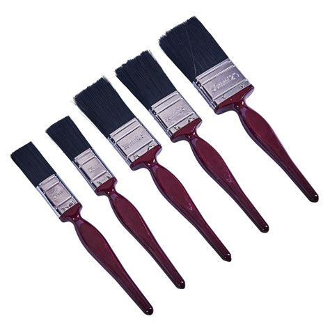 5pc Red Cherry Paint Brush Set