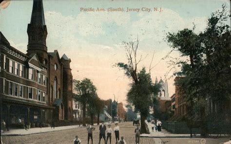 Pacific Ave South Jersey City Nj Postcard