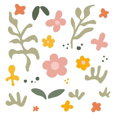 Premium Vector Spring Flower Collection Free Vector