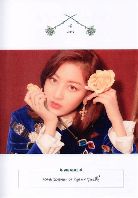 Twice Jihyo The Roses 2019 Seasons Greetings Photobook Scan Nayeon