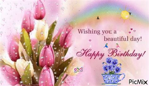 The best gifs are on giphy. Happy Birthday Beautiful Day - PicMix