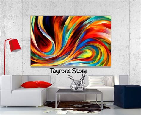 Cuadro Decorativo Tayrona Store Para Sala O Alcoba Abstracto Colores 07
