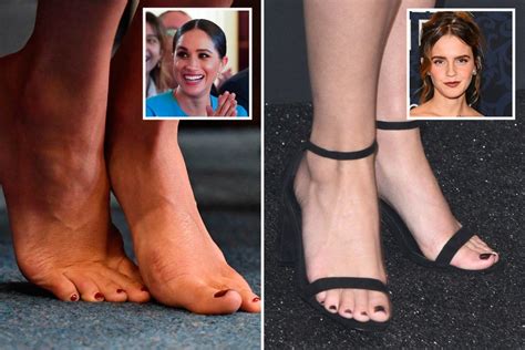 meghan markle has the ‘world s most beautiful feet while emma watson s are ‘near perfect