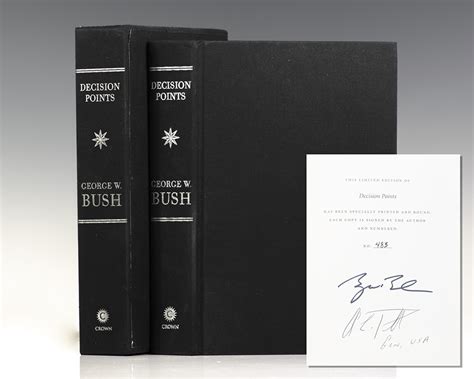 Decision Points George Bush Signed Limited First Edition Signed