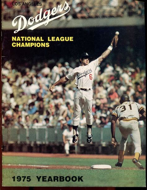 1976 Los Angeles Dodgers Yearbook Steve Garvey Cover 56 Pages