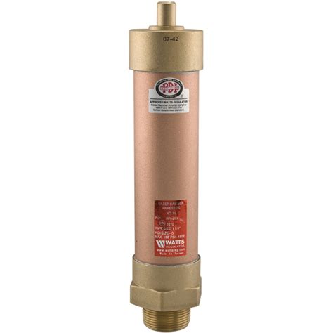 Water hammer is shock wave produced by the sudden stoppage or reduction of a fluid flow. Water Hammer Arrestor | American Backflow - repair parts ...