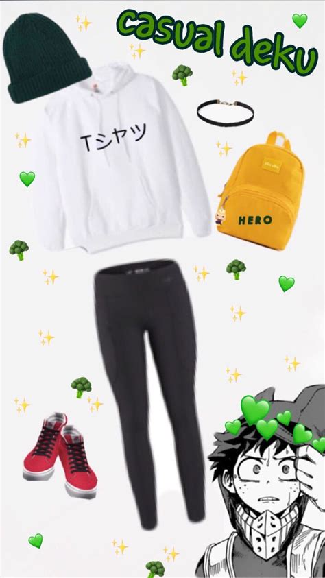 Casual Deku Anime Inspired Outfits Fandom Outfits Nerd Outfits