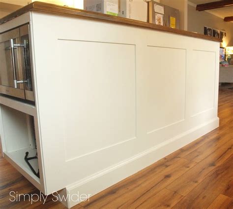 It is important to use enough putty to completely fill the hole without leaving extra on the cabinet or around the hole, if possible. Island | Kitchen island back panels, Kitchen island trim ...