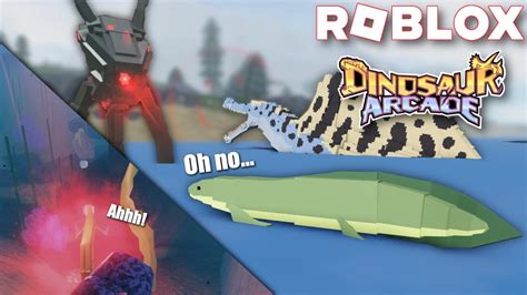 Eldering Lungfish Turns Into Chaos Roblox Dinosaur Arcade Youtube