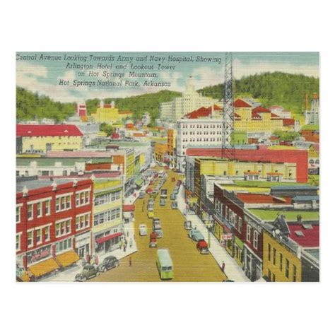 Vintage Hot Springs Arkansas Postcard Zazzle