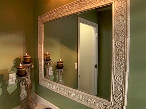 There are many easy bathroom mirror frame ideas that you can find online. DIY Bathroom Ideas - Vanities, Cabinets, Mirrors & More | DIY