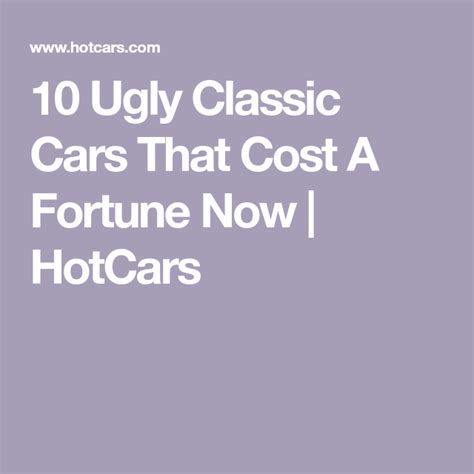 Six Of The Rarest Classic Cars Ever Made Artofit