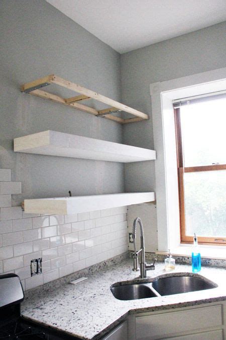 Get the best deals on floating shelving bookshelves. "Chunky" DIY Floating Kitchen Shelves - | Floating shelves ...