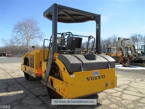 2011 Volvo Dd90hf Smooth Double Drum Roller Compactor Only 1540 Hrs