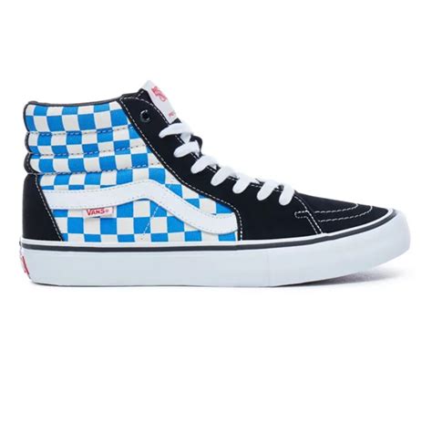 Checkerboard Sk8 Hi Pro Shoes Black Vans