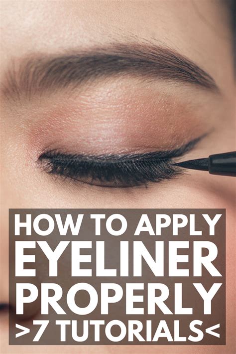 Fantastic Tutorials To Teach You How To Apply Eyeliner Properly